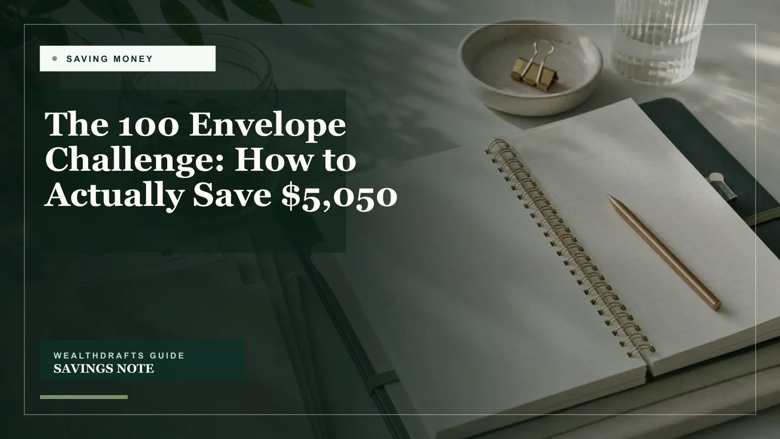 The 100 Envelope Challenge: How to Actually Save $5,050