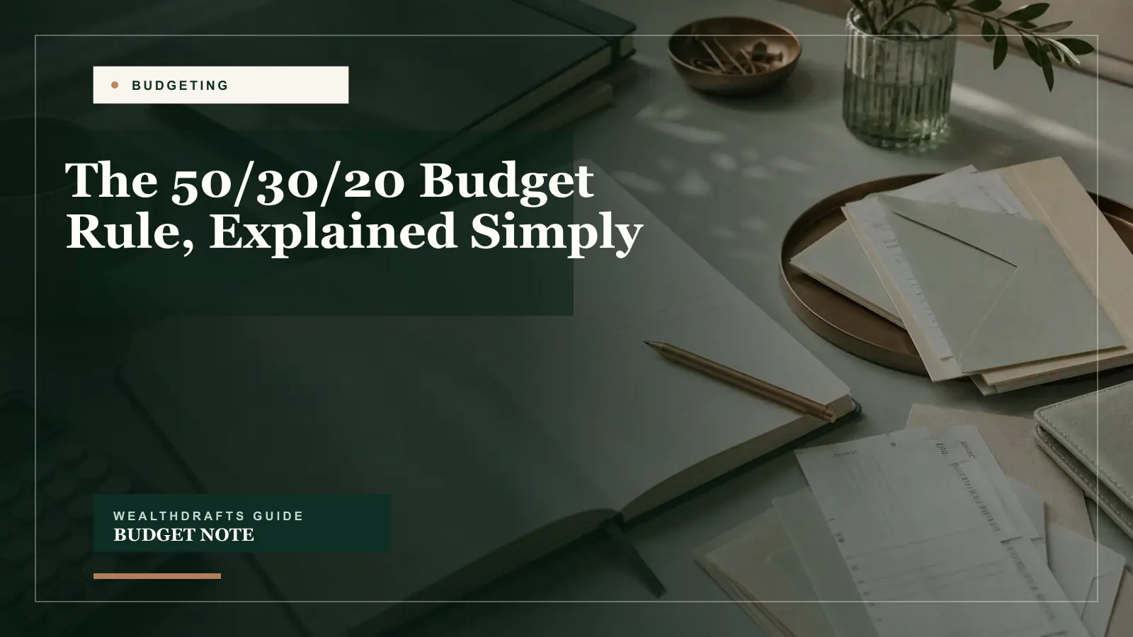 The 50/30/20 Budget Rule, Explained Simply