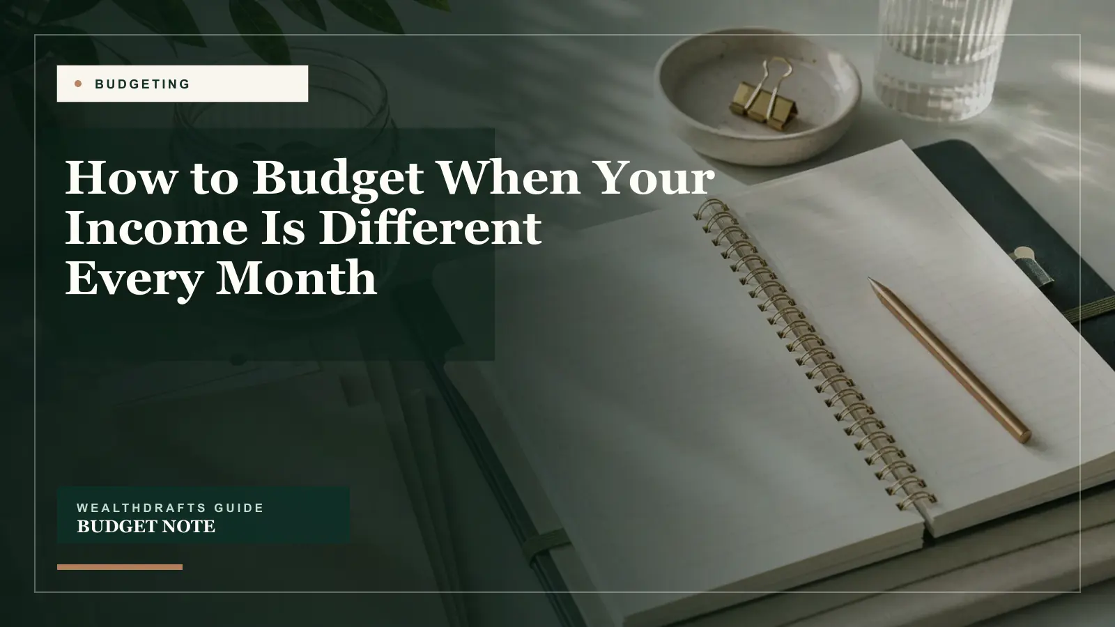 How to Budget When Your Income Is Different Every Month