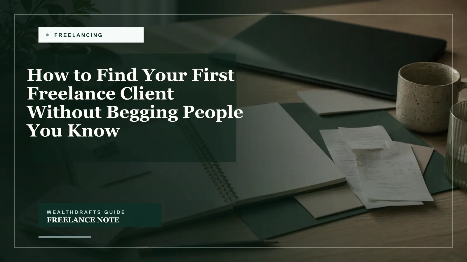 How to Find Your First Freelance Client Without Begging People You Know