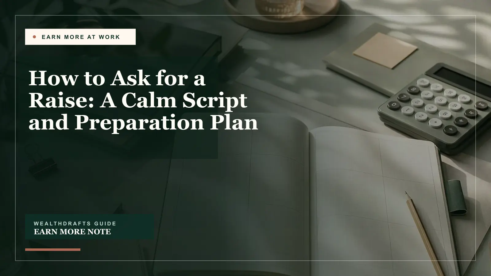 How to Ask for a Raise: A Calm Script and Preparation Plan