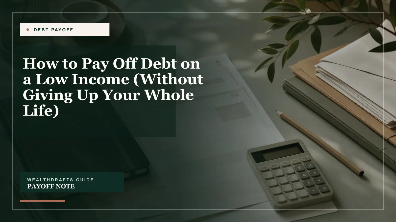 How to Pay Off Debt on a Low Income (Without Giving Up Your Whole Life)