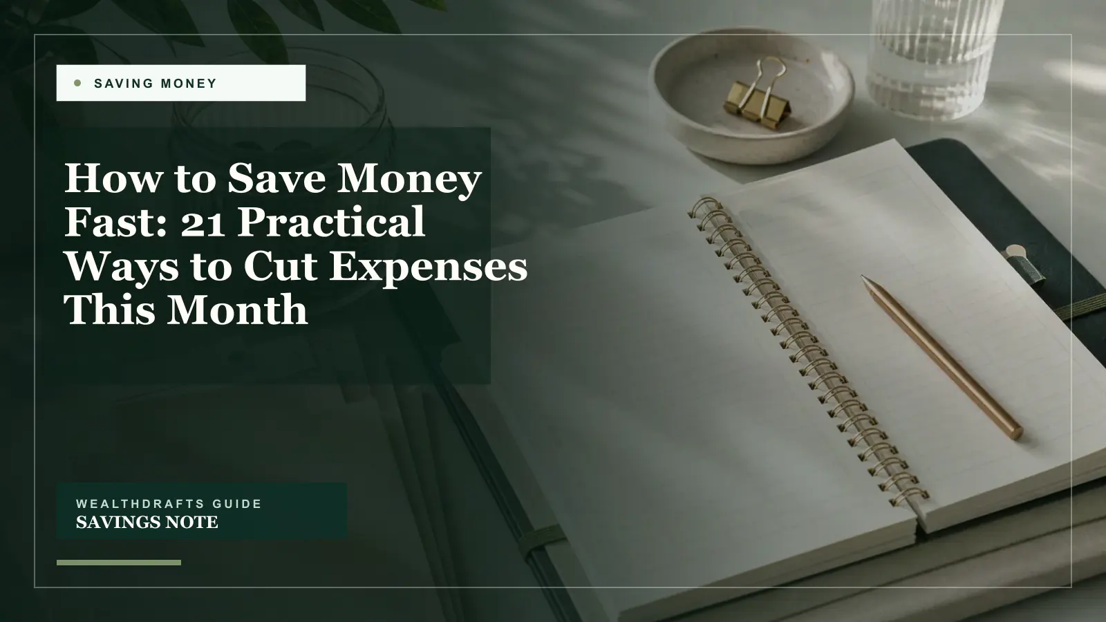 How to Save Money Fast: 21 Practical Ways to Cut Expenses This Month