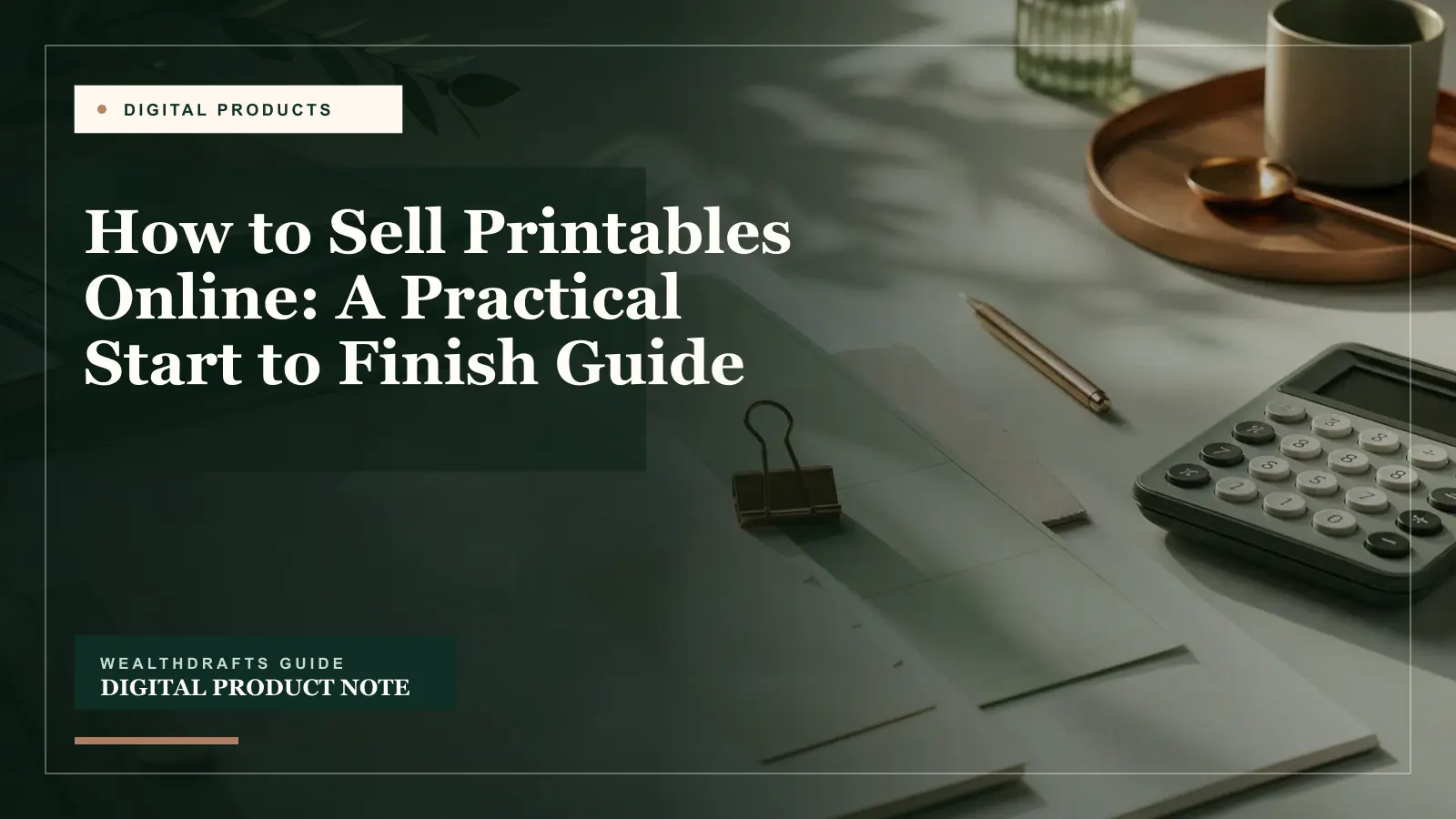 How to Sell Printables Online: A Practical Start to Finish Guide