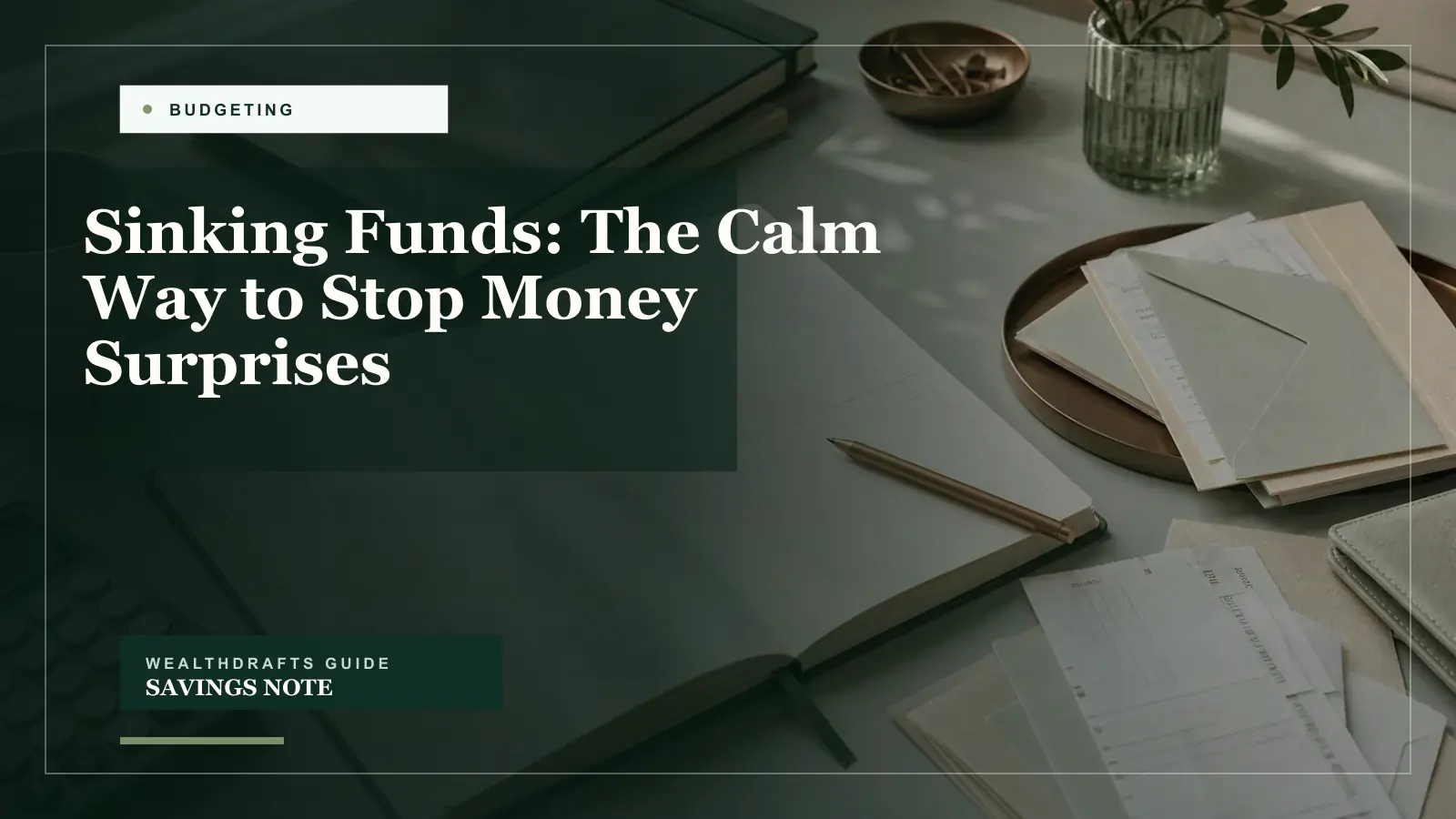 Sinking Funds: The Calm Way to Stop Money Surprises