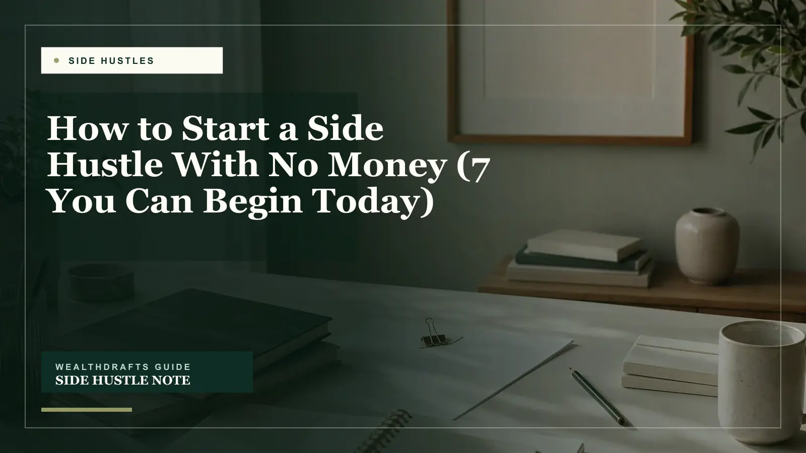 How to Start a Side Hustle With No Money (7 You Can Begin Today)