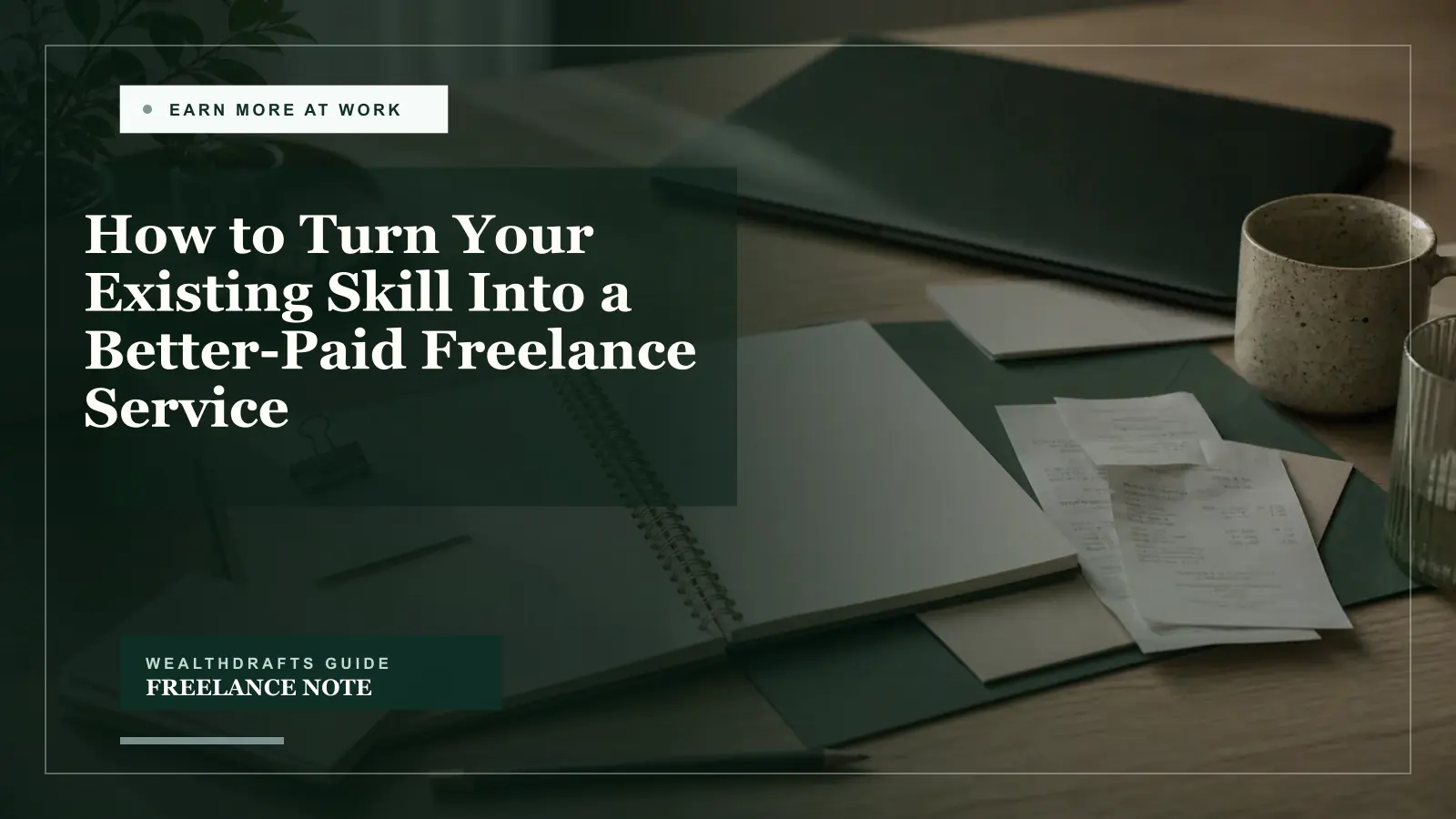 How to Turn Your Existing Skill Into a Better-Paid Freelance Service